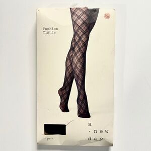 A New Day Fashion Tights Black Size L/XL NWT